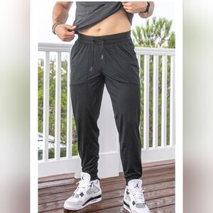 Men's Small Burlebo Joggers Black